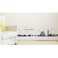 Vente chaude Vinyle Wall Sticker À La Mode Style Vinyle Imperméable Amovible Accueil Mur Autocollants Personnalisés